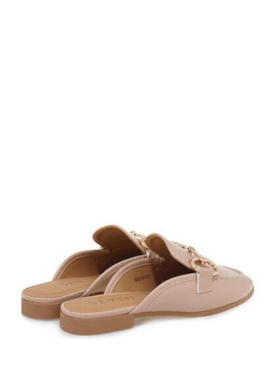 Flat Mules σε Ροζ Χρώμα