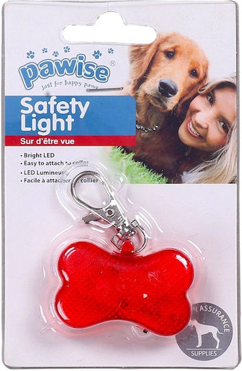 All For Paws Ταυτότητα Σκύλου Κόκκαλο με Φως Κόκκινο