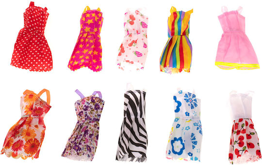 Set 85 Clothes Accessories Dolls 3 Years + Multicolor