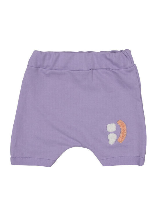 Papillon Kids Παιδική Πιτζάμα Καλοκαιρινή Σομόν