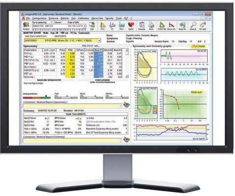 Mir Spirolab Nou Spirometru Oximetru +60 Turbine de Unicație