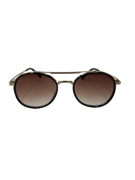 V-store Sunglasses with Brown Frame and Brown Gradient Lens 80-734BROWN