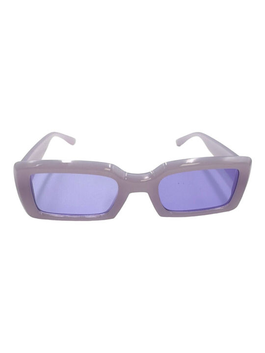 V-store Women's Sunglasses with Purple Plastic Frame and Purple Lens 5502PURPLE