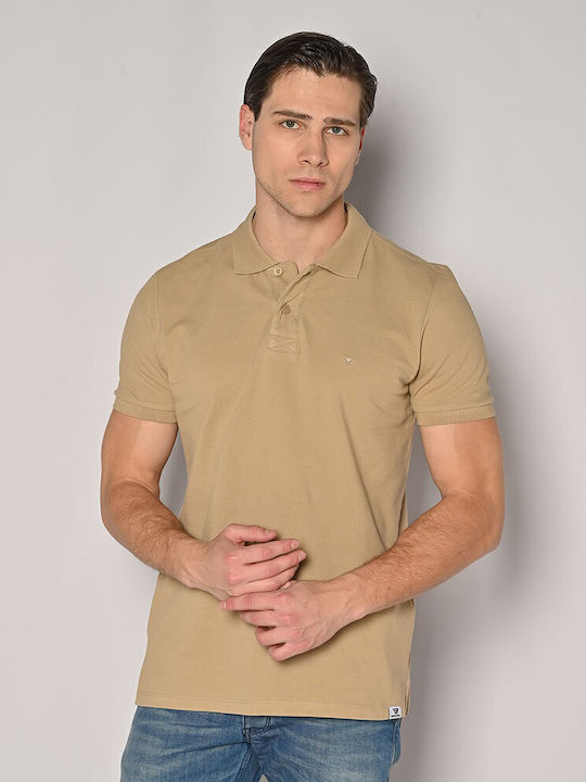 Brokers Jeans Men's Blouse Polo Beige