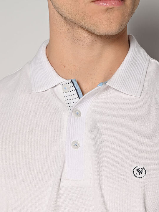 Polo T-Shirt Weiß