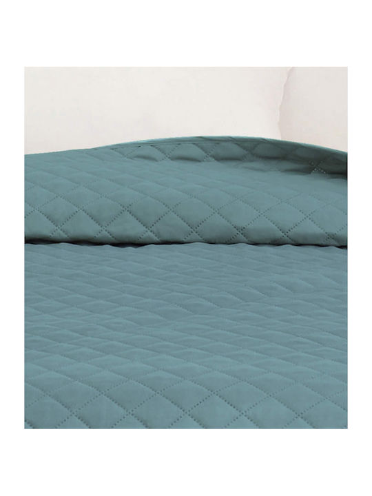 Melinen Tosca Κουβερλί Υπέρδιπλο Microfiber Aqua 220x240cm