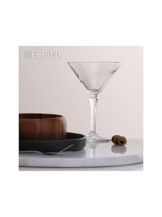 Espiel Hudson Ποτήρι Κοκτέιλ/Ποτού από Γυαλί Κολωνάτο 230ml
