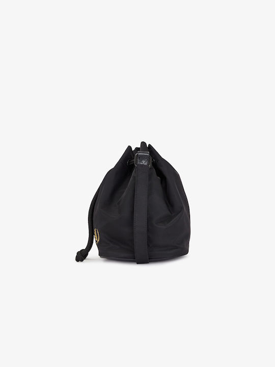 Fred Perry Set Leather Women's Bag Backpack Black