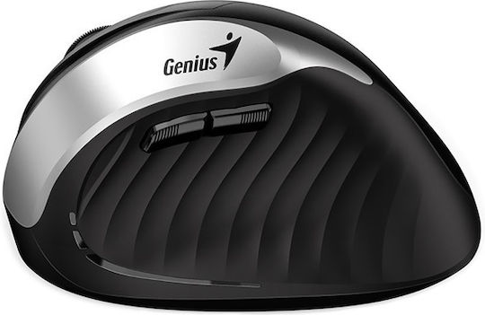 Genius Ergo 8250S Wireless Ergonomic Mouse Negru/argintiu