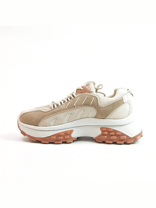 Plato Γυναικεία Chunky Sneakers Μπεζ