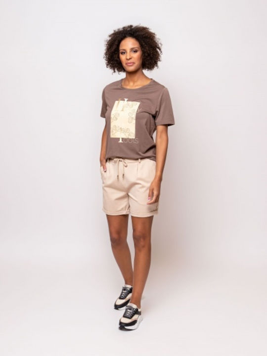 Heavy Tools Women's T-shirt Taupe