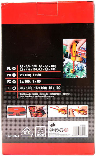 Strend Pro Σετ 13 Κατσαβίδια Ηλεκτρολόγου 1000V
