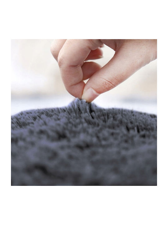 Non-Slip Bath Mats Set ZY12203QWS61 Anthracite Grey 3pcs