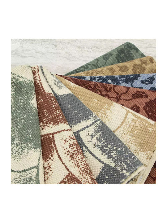 Lino Home Eldus Χαλάκι Κουζίνας Διάδρομος Olive 65x135εκ.