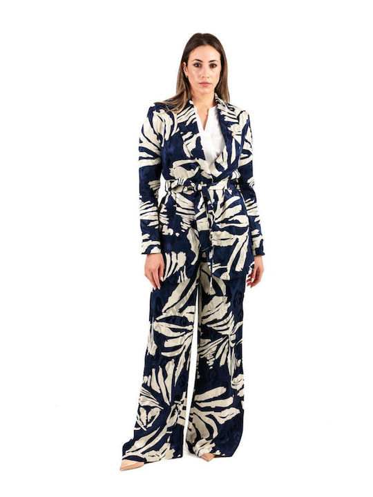 Xinosfashion Γυναικείο Σακάκι Μπλε