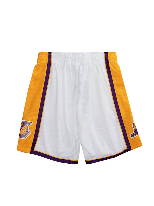 Mitchell & Ness Sportliche Herrenshorts Weiß