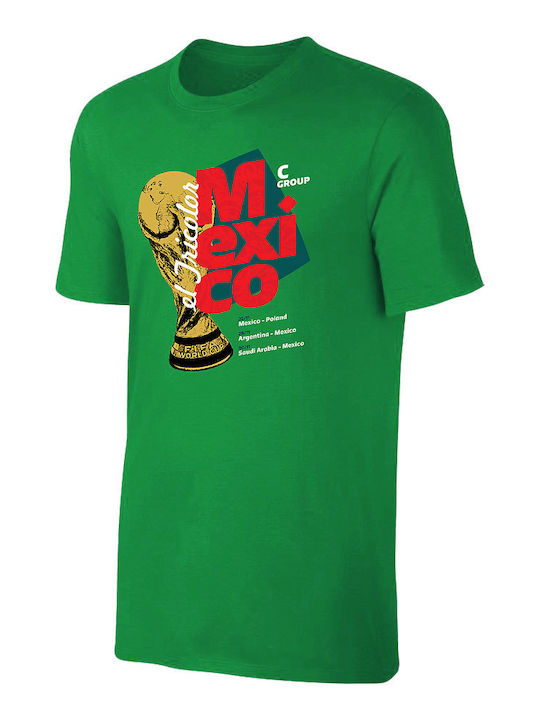 Mexico Wc2022 T-shirt 'group C' Pinhead Green Sa003125