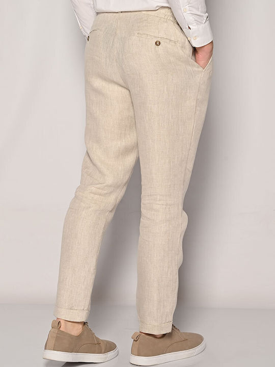 Sogo Herrenhose Beige