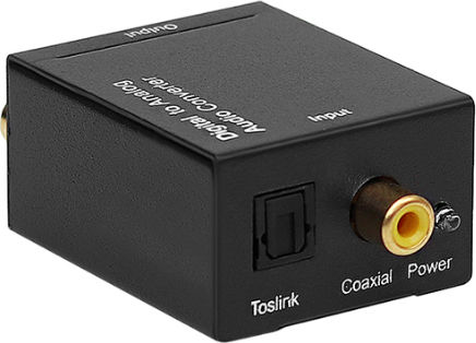 Convertor RCA / Toslink / Coaxial Masculin în RCA / Toslink / Coaxial Feminin 1 Bucată ZY17473QWS2