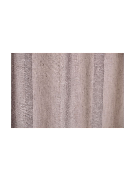 Viopros Пердета И Завеси С Плик С Писалка Кафяви 270x280см