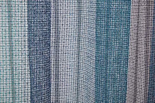 Viopros Blue Pencil Pleat Curtain 140x270cm