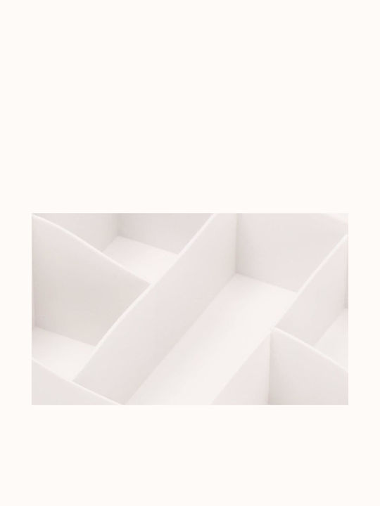 Springos Schmuckkästchen mit Schublade Weiß 30x25x34cm