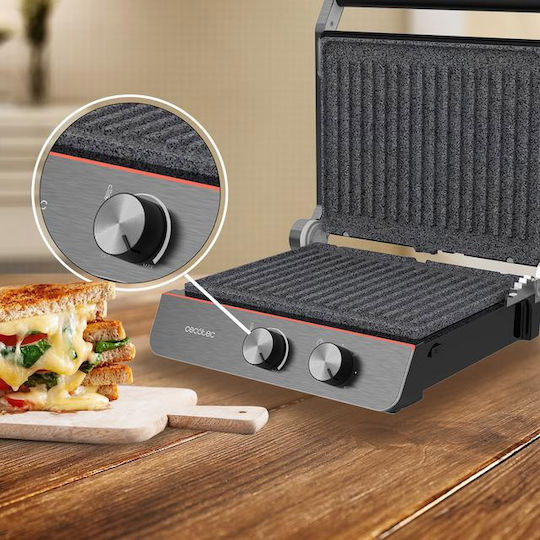 Cecotec Rock'ngrill Sandwich Maker Grill 2200W Gray
