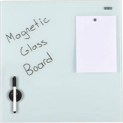 Magnetic Glass Whiteboard 45x45cm