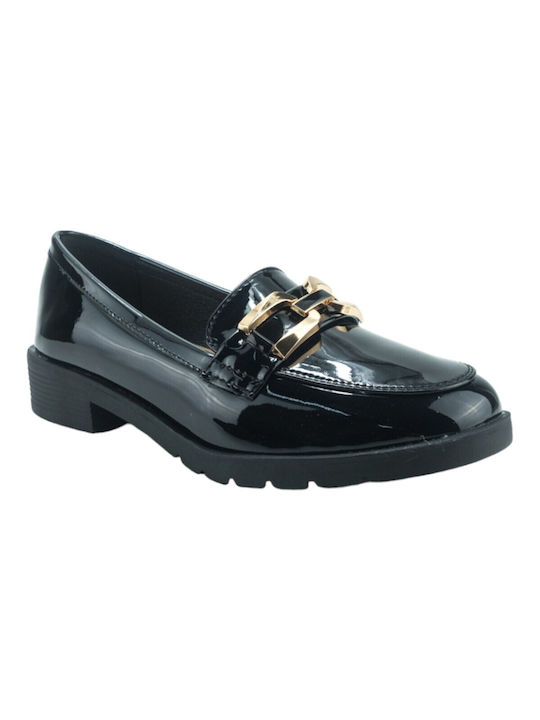 Plato Women's Loafers in Black Color