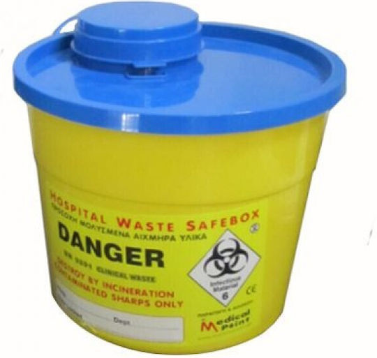 Bournas Medicals Container De Eliminare A Acelor 2500ml