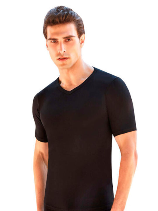 Berrak Men's Undershirt in Black Color