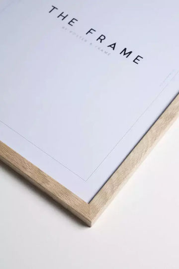Poster & Frame Κορνίζα με Μπεζ Πλαίσιο Ξύλινη 50x50 Poster & Frame Κορνίζα με Μπεζ Πλαίσιο Ξύλινη 50x50