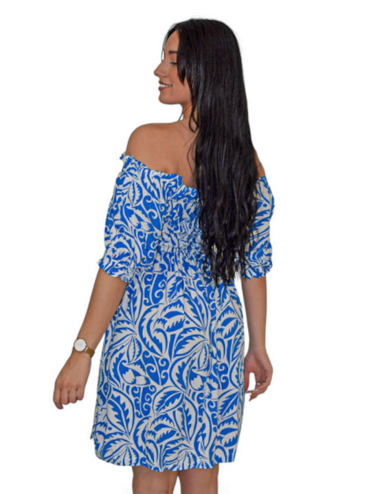 Morena Spain Mini Rochie Blue