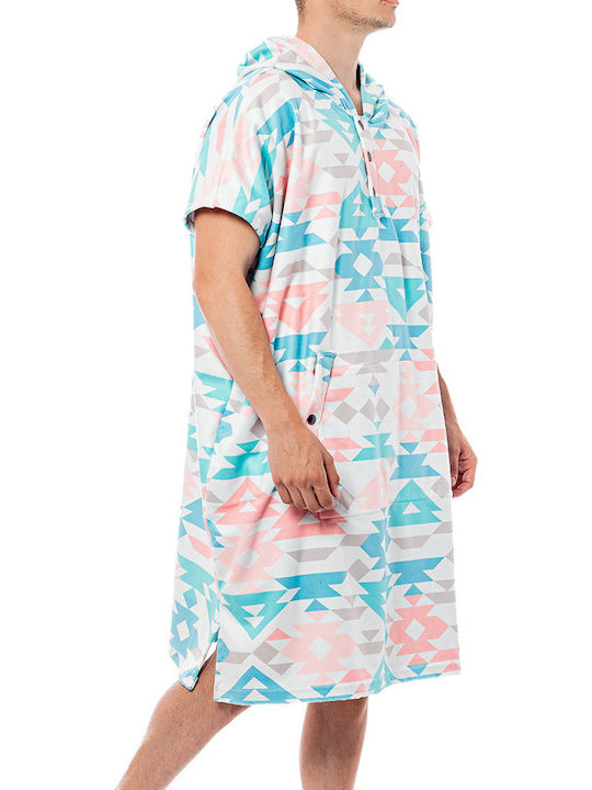 Bee. Unusual. Natives Hooded Microfiber Beach Poncho Multicolour