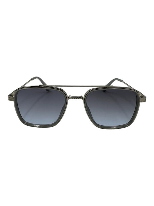 V-store Sunglasses with Gray Frame and Gray Gradient Lens 80-802-02