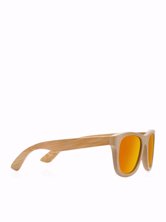 V-store Unisex Sunglasses with Multicolour Plastic Frame and Brown Gradient Polarized Lens WD023
