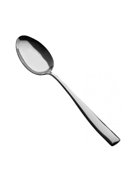 Salvinelli Καφέ/Τσαγιού Ανοξείδωτα Ασημί 10.5cm 12τμχ