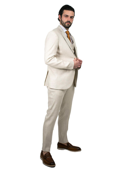 Men's Suit MEZZO UOMO (1-302/140-2260) - BEIGE