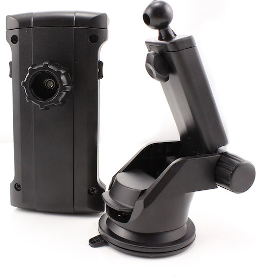 CarGuard Car Mobile Mount with Adjustable Hooks Black