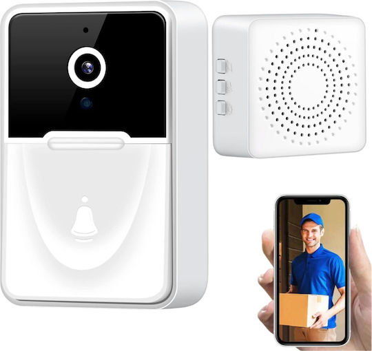 Wireless Doorbell Wi-Fi White
