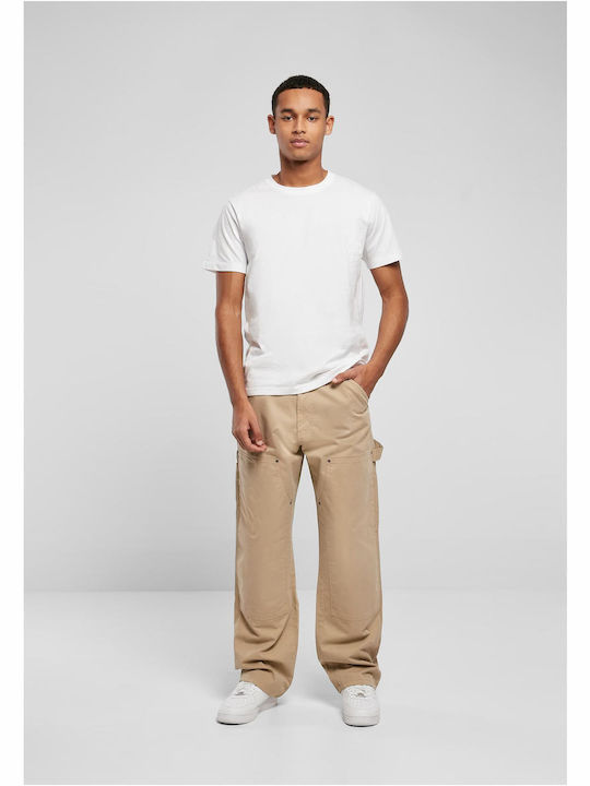 Urban Classics Men's Trousers in Loose Fit Unionbeige