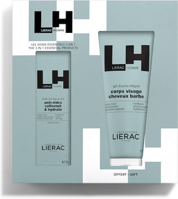 Lierac Promo Pack Homme Λεπτόρευστη Αντιγηραντική Κρέμα 50ml & Αφρόλουτρο 50ml