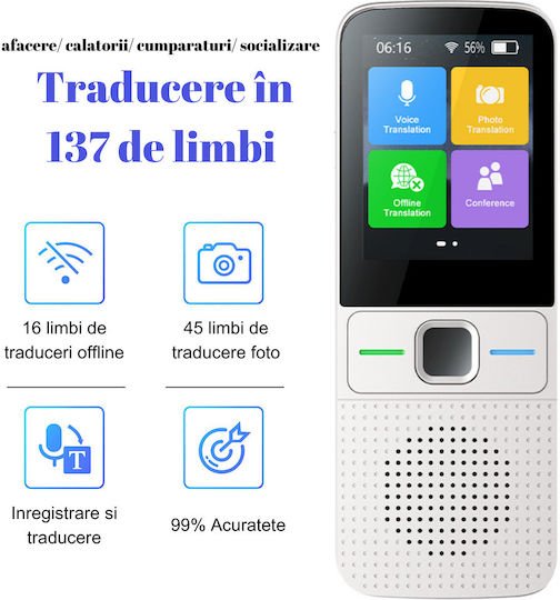 Traducător electronic Bidirectional Translator de Mână