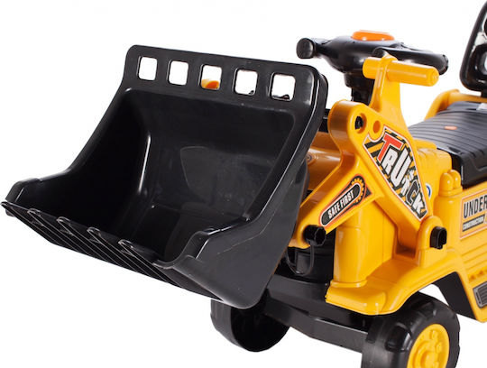 MalPlay Buldozer Under Construction Mașină Ride On Pentru 12+ Luni Bej