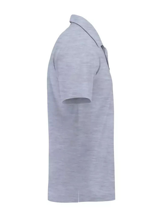 JRC Kuwait Ανδρικό Διαφημιστικό T-shirt Κοντομάνικο σε Γκρι Χρώμα