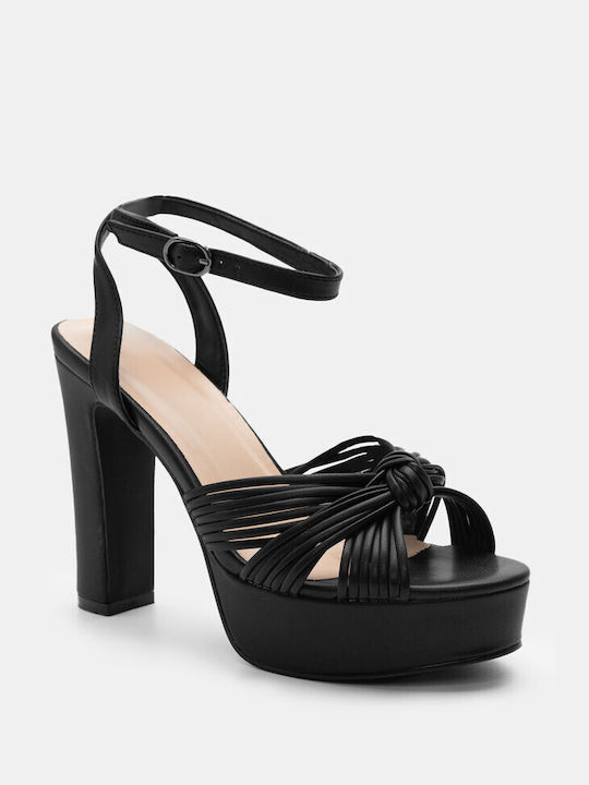 Sandals Design Knot & Platform 4180201-black