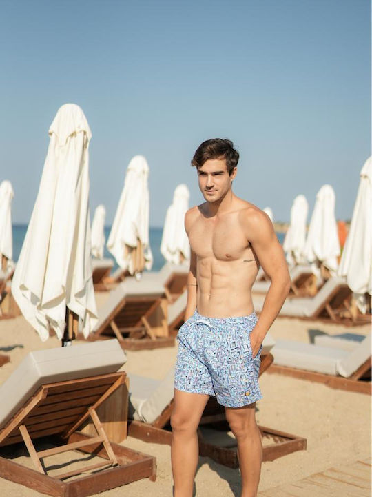 Men's Swimwear Bermuda Light Blue