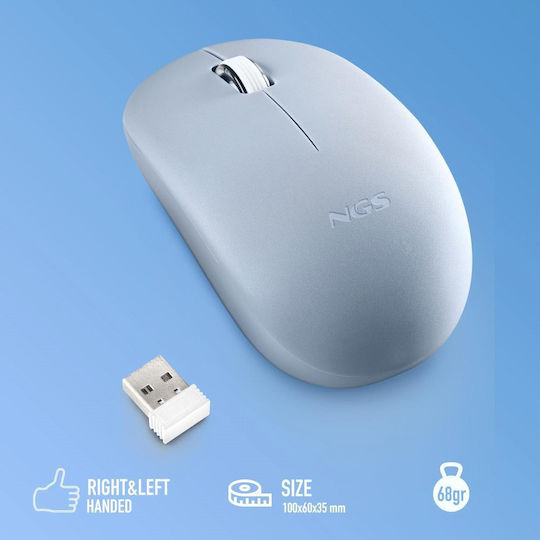 NGS Fog Pro Kabellos Maus Blau