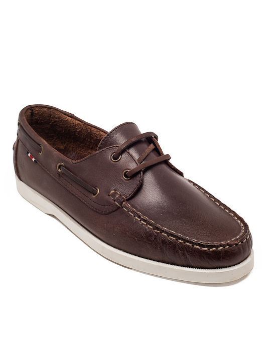 Rover Men's Boat Shoes Brown