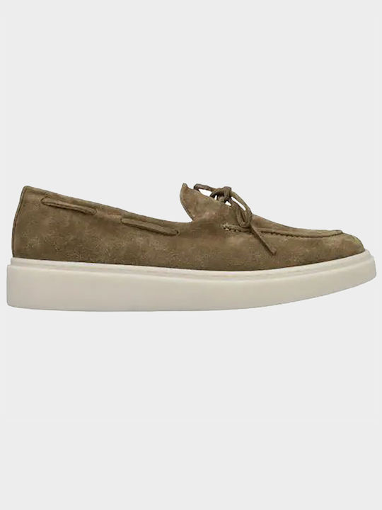 Καλογήρου Suede Ανδρικά Loafers σε Χρώμα